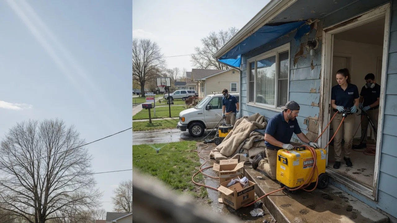 Basement Flood Cleanup in Amberg, WI near me